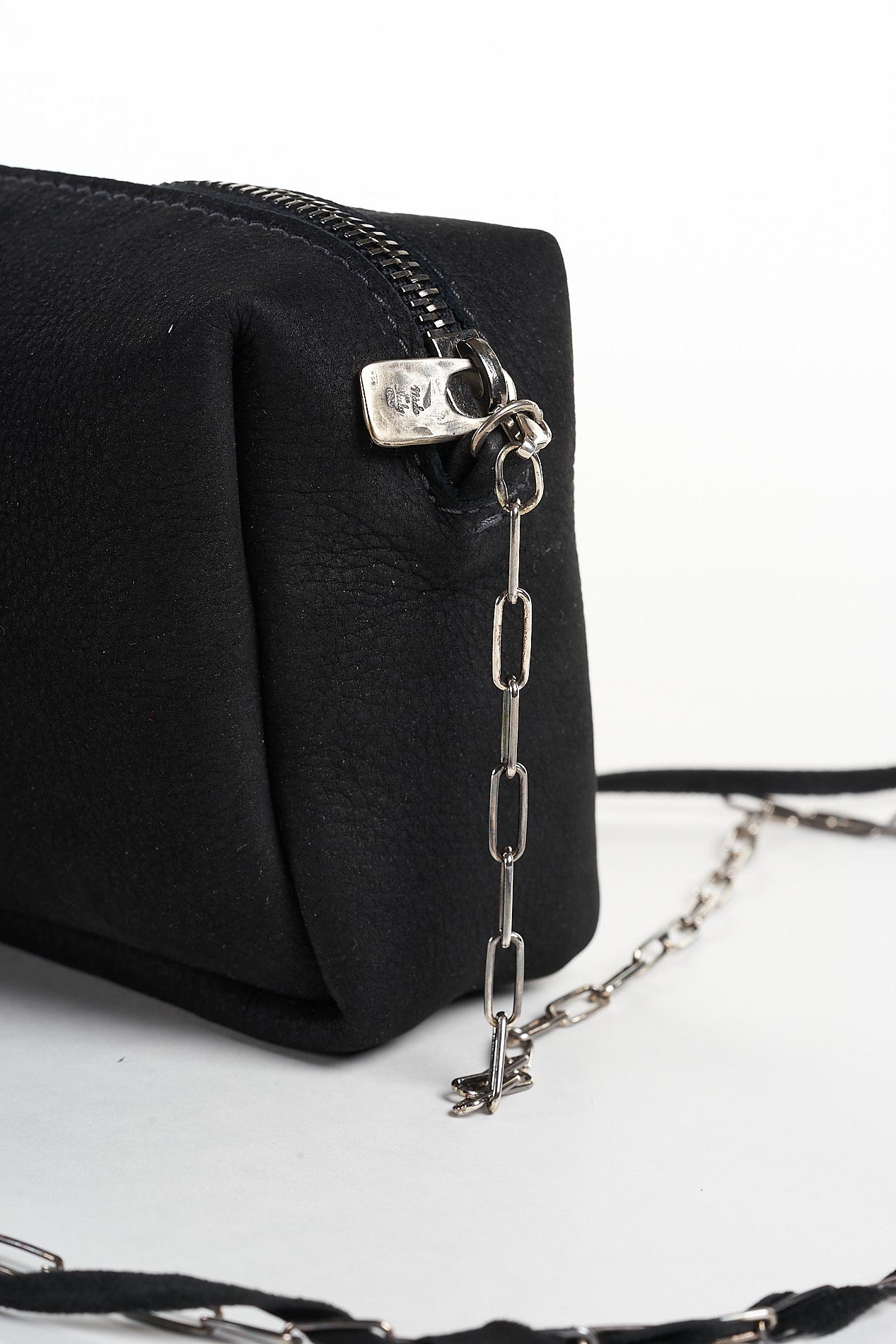 daniele basta leather and silver bags - DETAIL